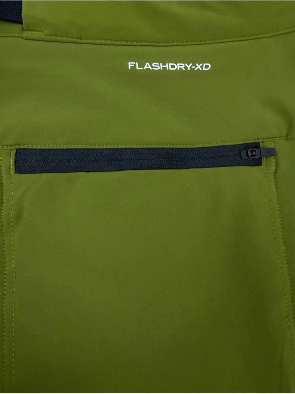 The North Face FlashDry XD Convertible Pants XL Green Zip Off Hiking Outdoor